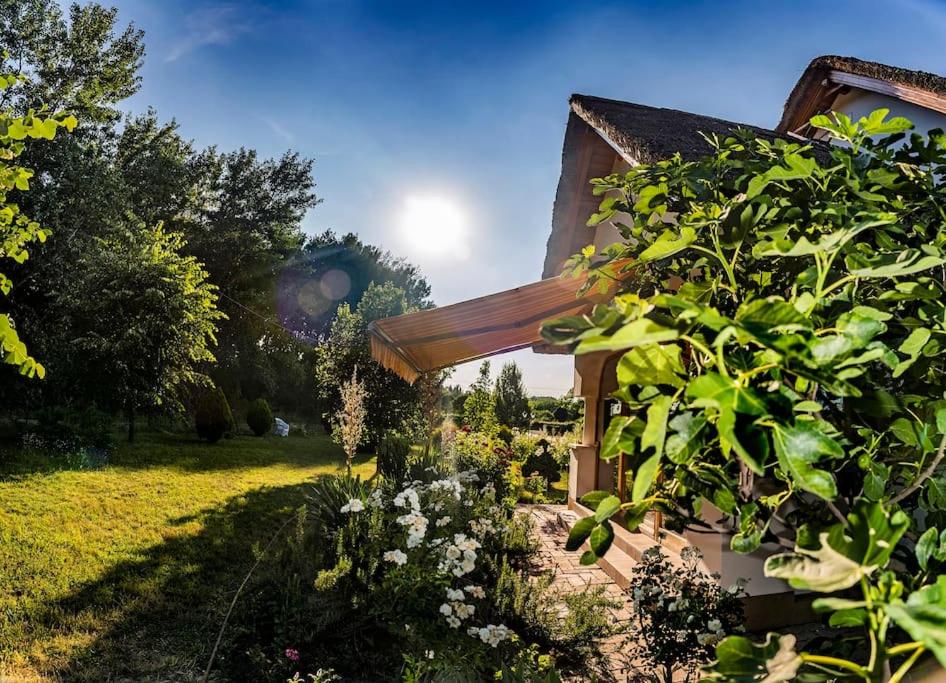 A garden outside Csoda Szarvas Birtok