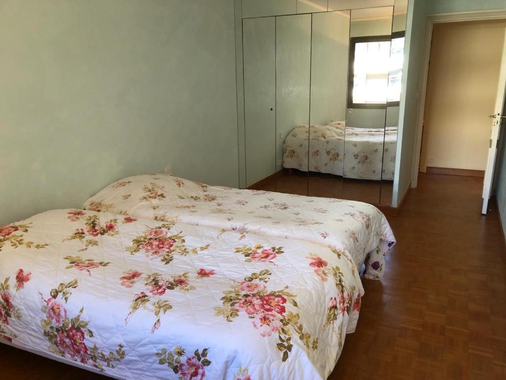 Postel nebo postele na pokoji v ubytování Croisette immo 2 bedrooms Gray d'Albion