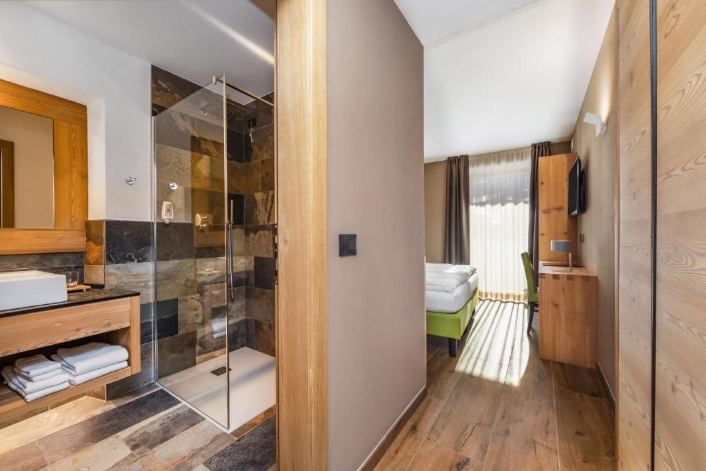 Koupelna v ubytování Hotel Vittoria - Ricarica l'anima