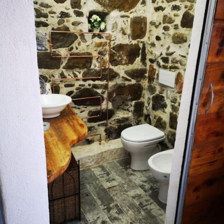 Łazienka w obiekcie La Cantinetta di Sve