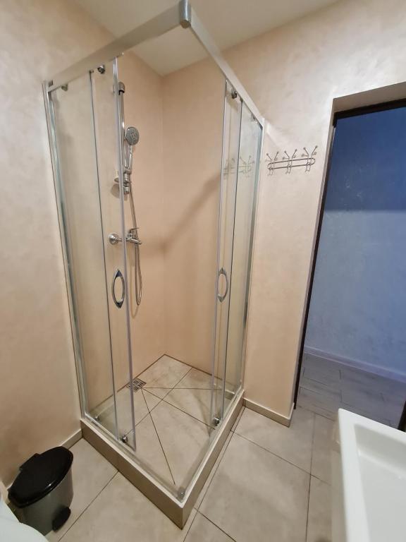 Koupelna v ubytování Hotel Lime