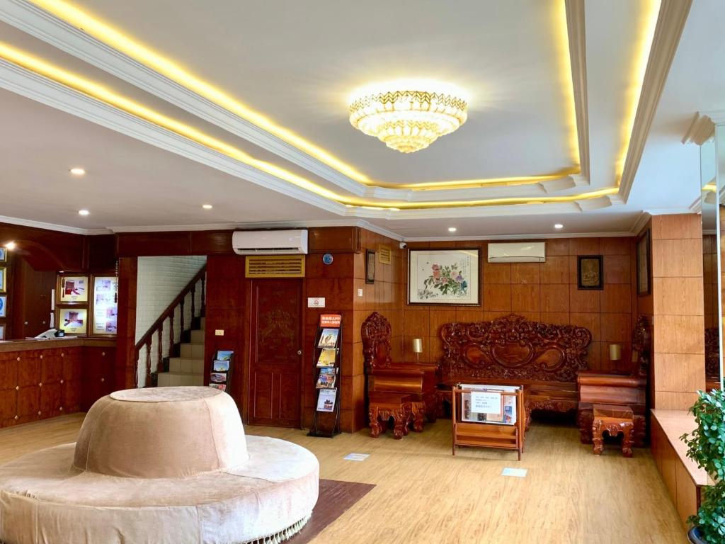 Posezení v ubytování Chung Hsin Hotel 中信酒店