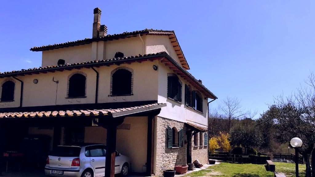 Budova, kde se bed and breakfast nachází