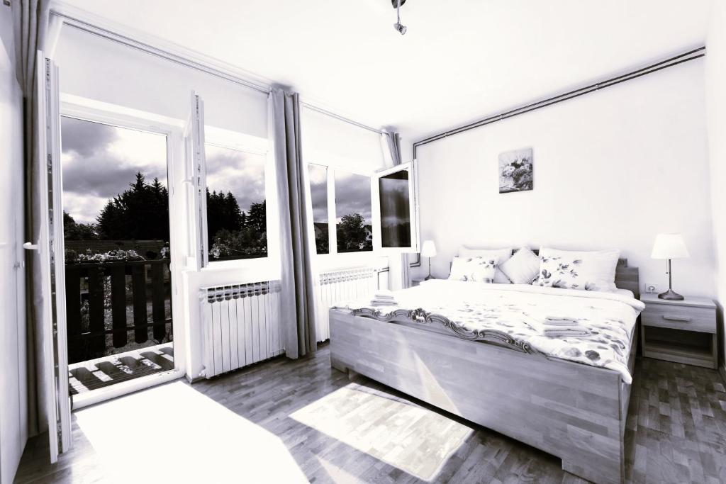 Posteľ alebo postele v izbe v ubytovaní Apartment Marija Zupan