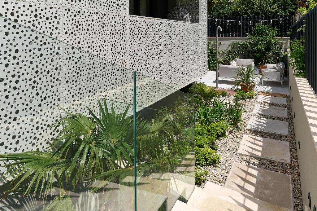 Zahrada ubytování Luxury Apartments Villa Mala Split