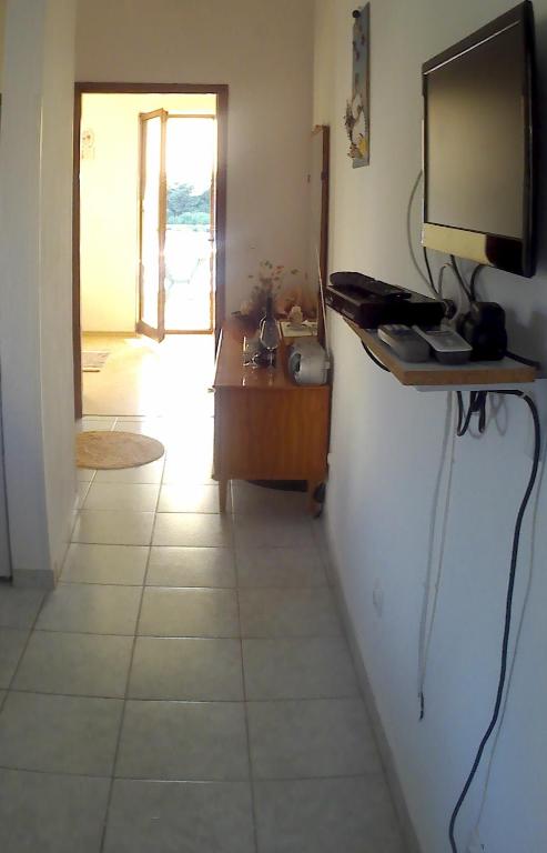 TV a/nebo společenská místnost v ubytování Apartmani Mediteran Copic