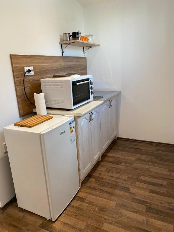 Kuchyň nebo kuchyňský kout v ubytování Apartmani LALA 2 Canj