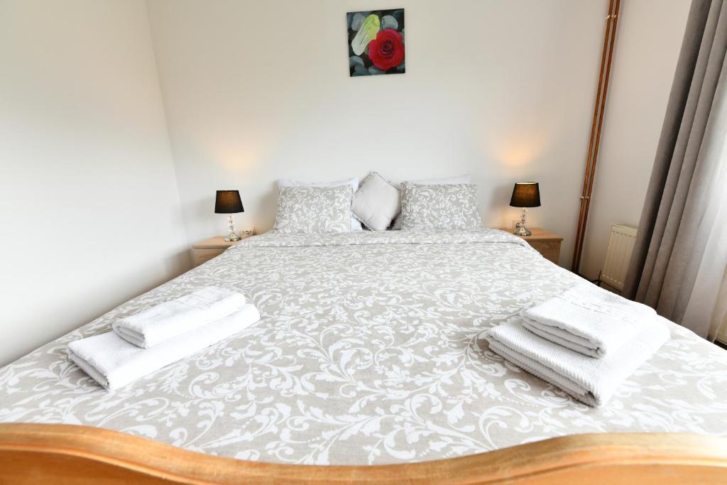 Posteľ alebo postele v izbe v ubytovaní Apartment Marija Zupan