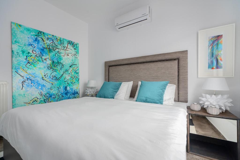 Posteľ alebo postele v izbe v ubytovaní Mare Gaia Apartments