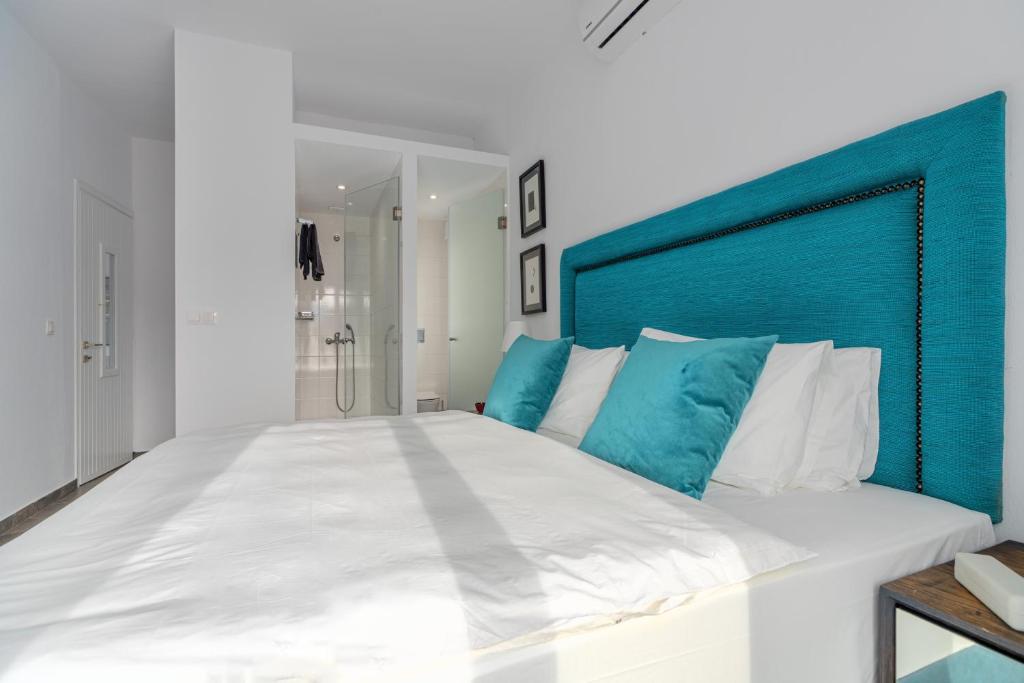 Posteľ alebo postele v izbe v ubytovaní Mare Gaia Apartments
