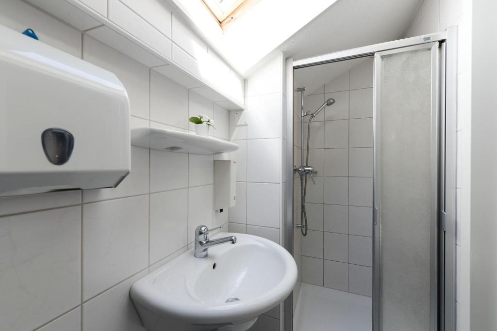 Koupelna v ubytování Guesthouse Sonnegg