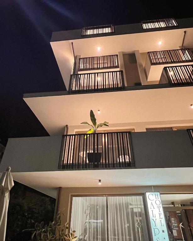 Balkón nebo terasa v ubytování Hotel Calypso