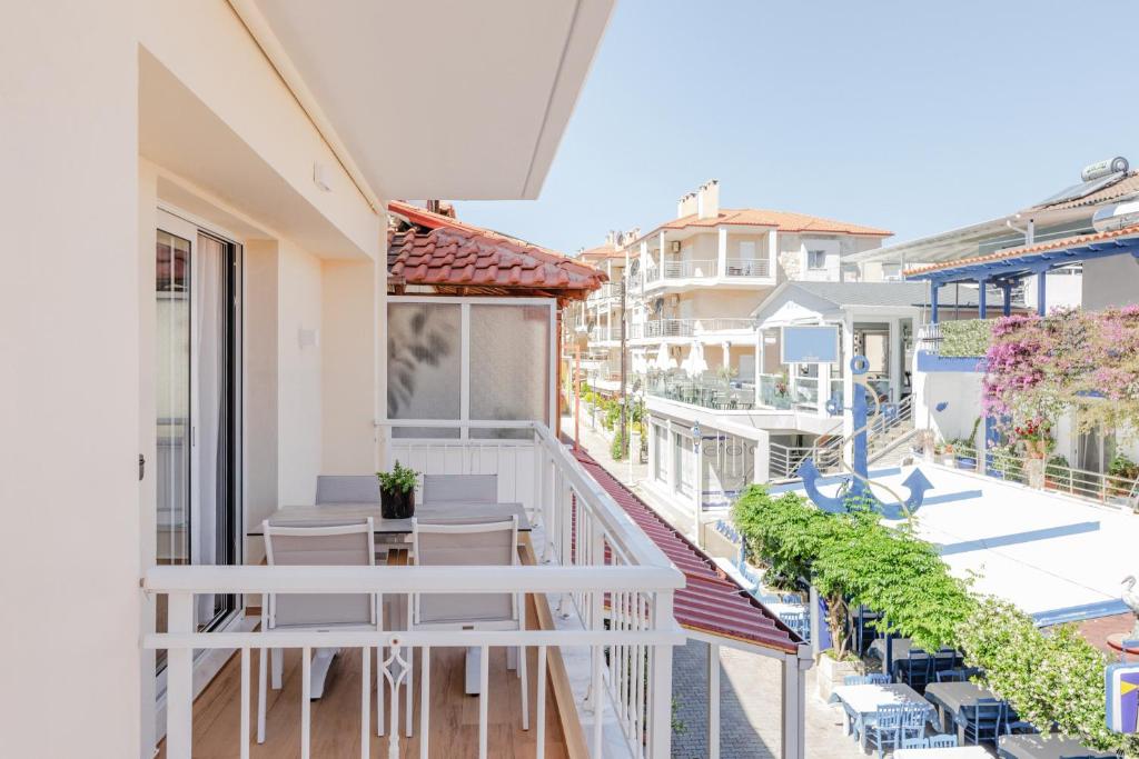 Balkón nebo terasa v ubytování Kentro Luxury Suites
