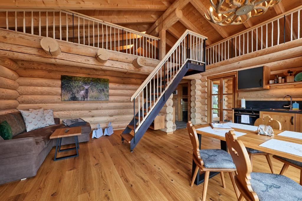 Posezení v ubytování Lederer Chalets