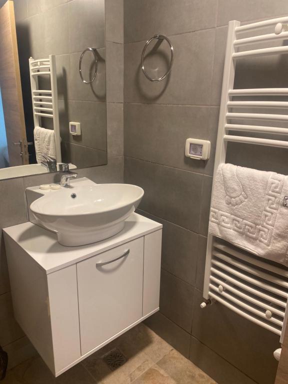 Koupelna v ubytování Hotel Alis