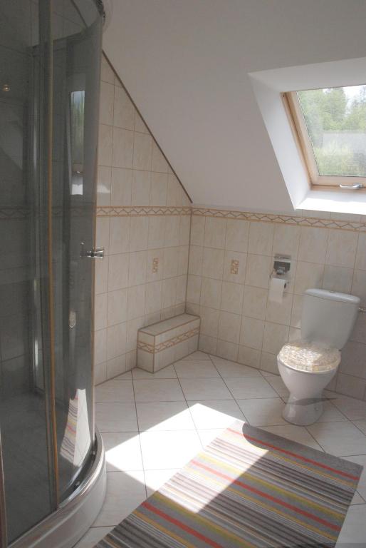 Koupelna v ubytování Apartament Vistula