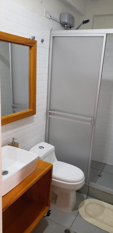 Koupelna v ubytování Tilcafé B&B Mollepata