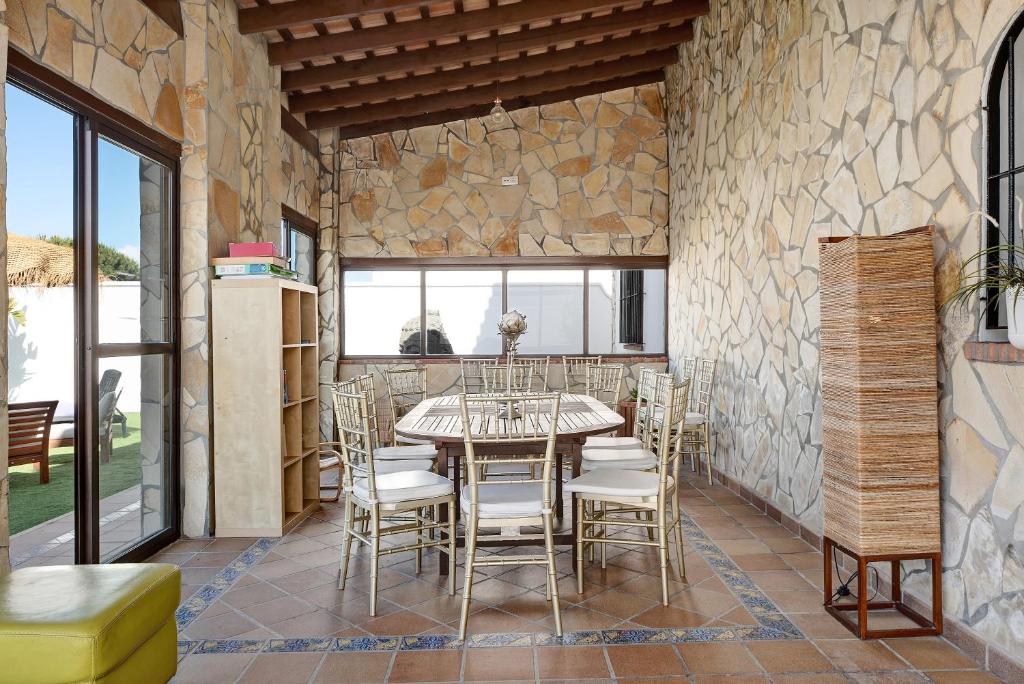 Patio alebo iná vonkajšia časť ubytovania Casa Juan Arias
