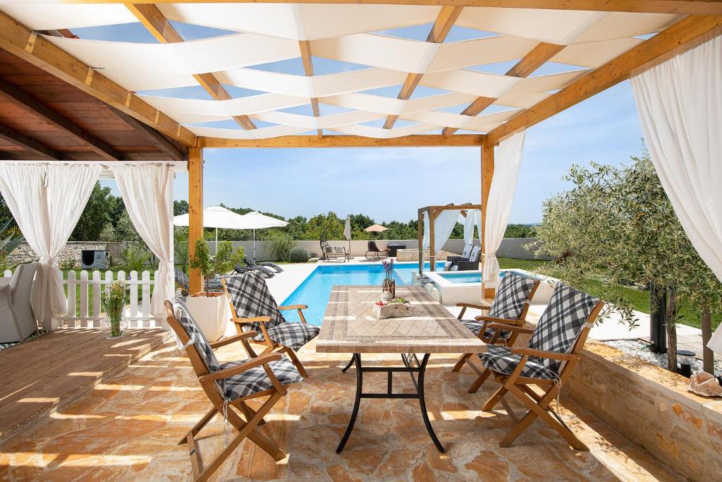 Bazén v ubytování Holiday House Biloš nebo v jeho okolí