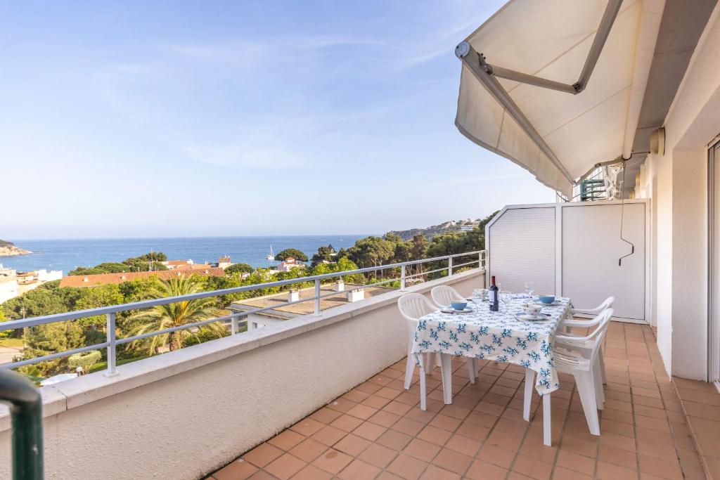 Balkón alebo terasa v ubytovaní Bravissimo Estel A8 Penthouse S'Agaró