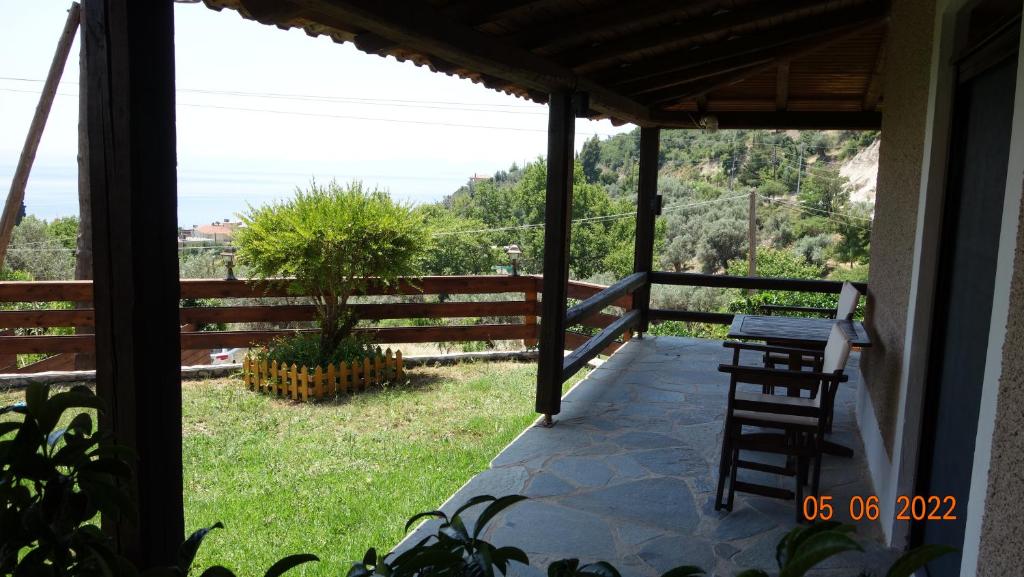 Balkon lub taras w obiekcie VAGGELIO Rooms 1