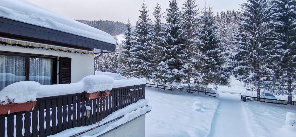 Am Kaltenbach - Spital am Semmering, Stuhleck v zimě