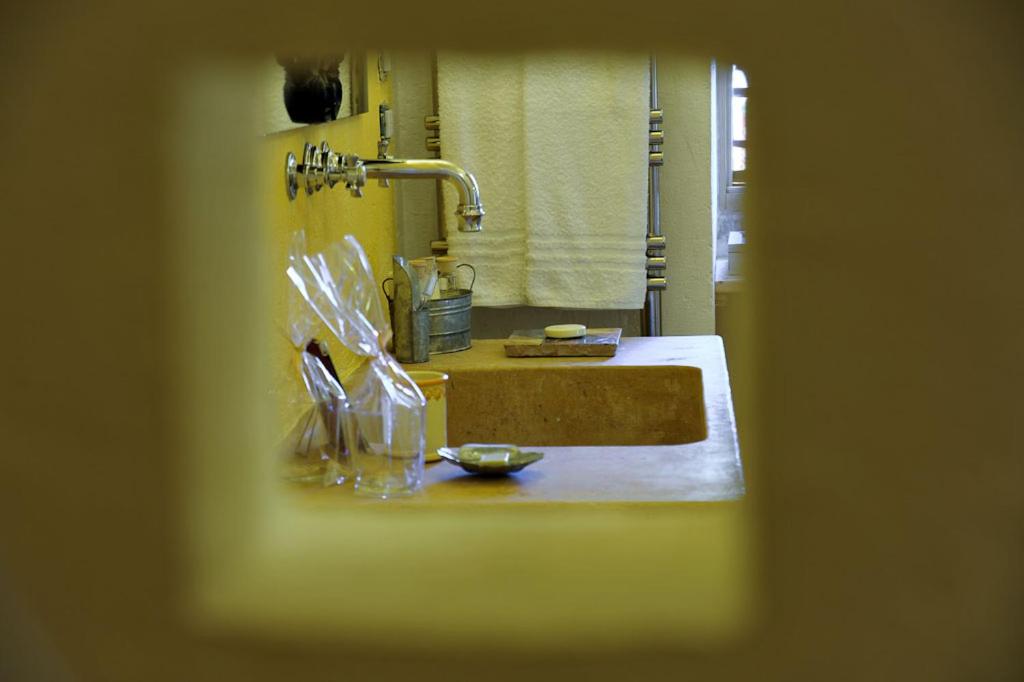 Koupelna v ubytování Masseria Piccapicca