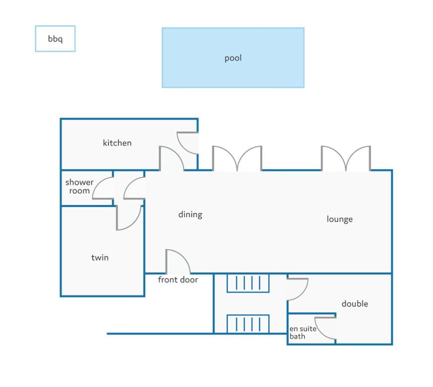 Půdorys ubytování Villa Zaragoza by Villa Plus