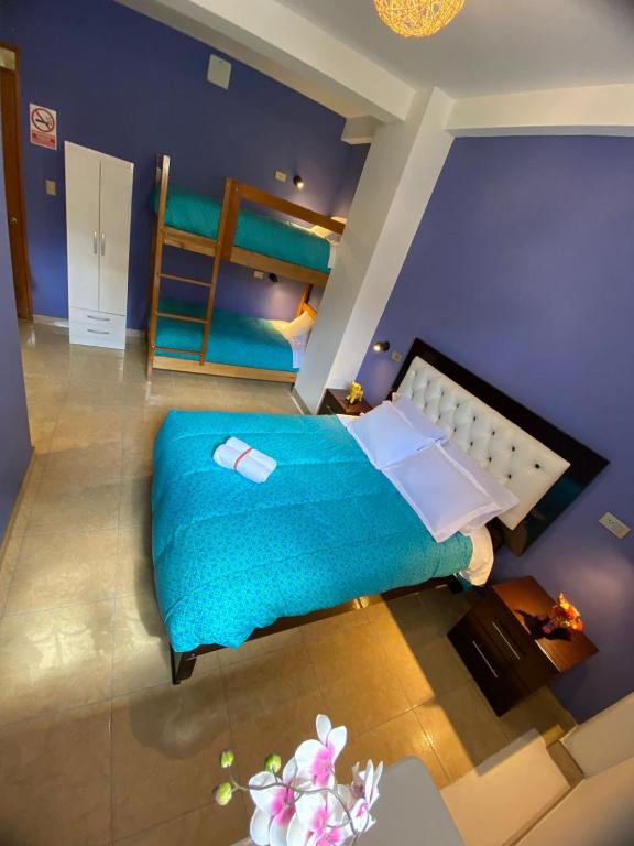 Postel nebo postele na pokoji v ubytování BROTHERs HOUSE