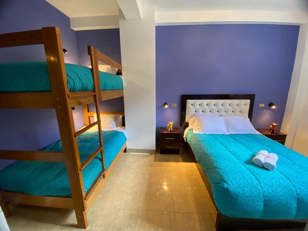 Postel nebo postele na pokoji v ubytování BROTHERs HOUSE