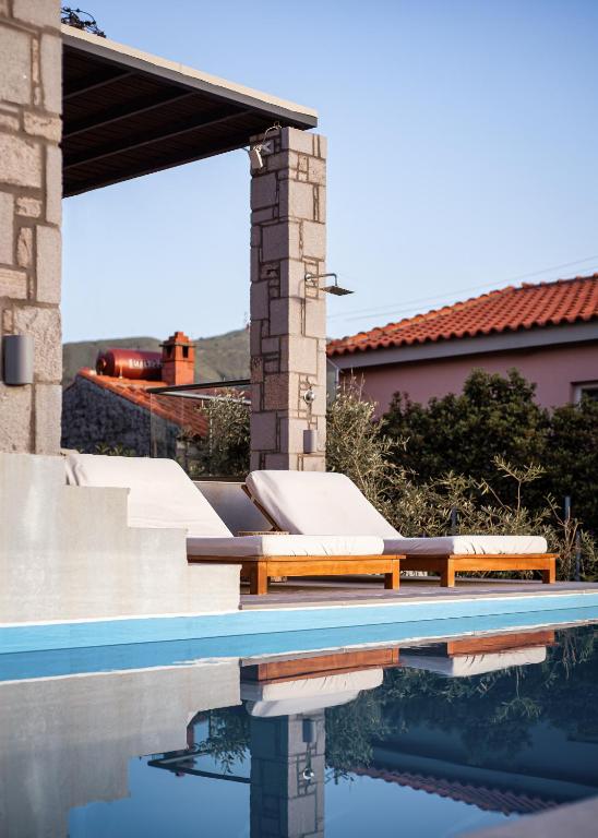 The swimming pool at or close to LemnosThea Luxury Villas