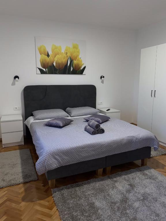 Posteľ alebo postele v izbe v ubytovaní Apartment & Rooms - Marina