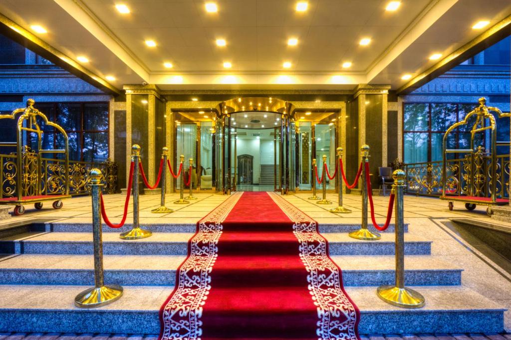 Fitness centrum a/nebo fitness zařízení v ubytování Plaza Hotel Bishkek