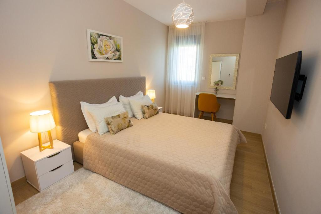 Posteľ alebo postele v izbe v ubytovaní Villa Lumani ** Luxury residence near Split **