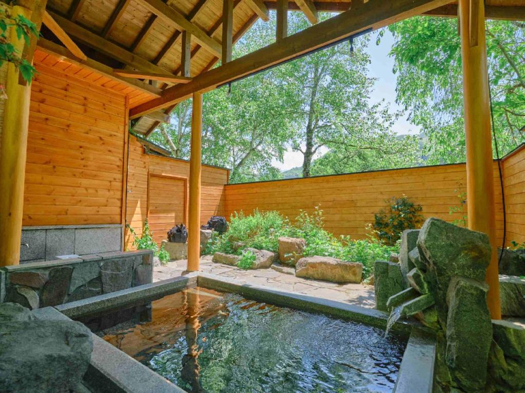 Zahrada ubytování Pension Asanebou