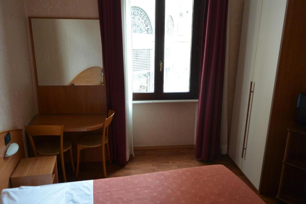 Letto o letti in una camera di Hotel Nuovo