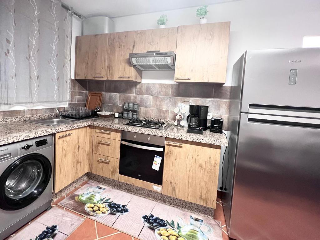 Kuchyň nebo kuchyňský kout v ubytování Sophia's home