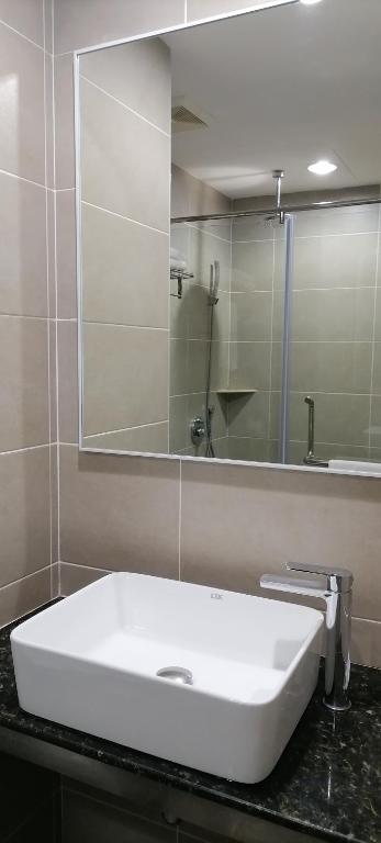 Koupelna v ubytování LI HUA HOTEL , BINTULU SENTRAL