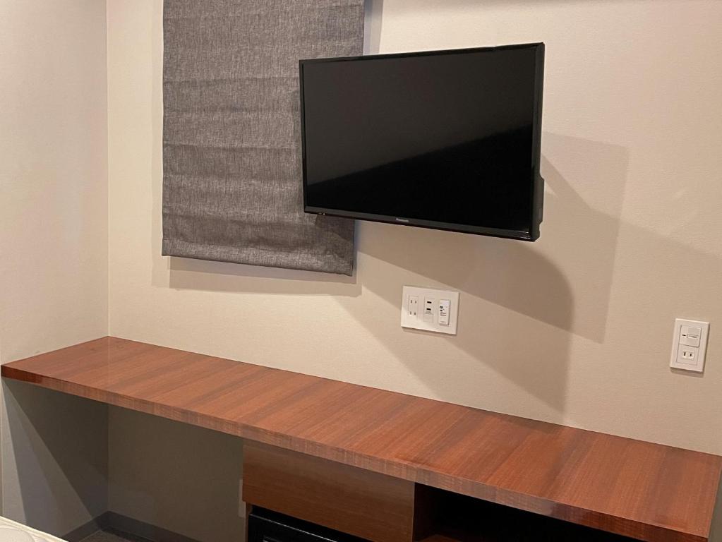 TV a/nebo společenská místnost v ubytování HOTEL ERENOA