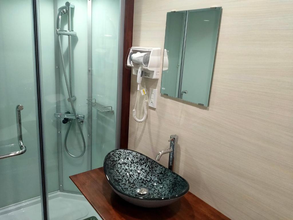 Koupelna v ubytování HOTEL ERENOA