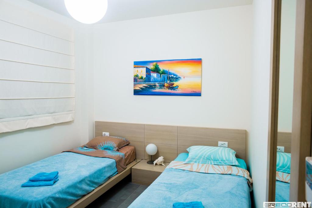 Postel nebo postele na pokoji v ubytování Villa Andrea