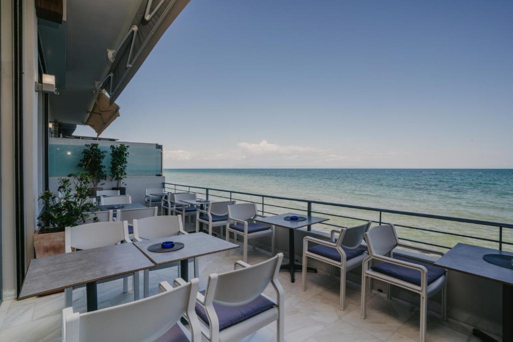 Nespecifikovaný výhled na moře nebo výhled na moře při pohledu z hotelu