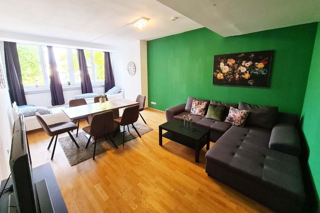 Χώρος καθιστικού στο Langenfeld Apartment