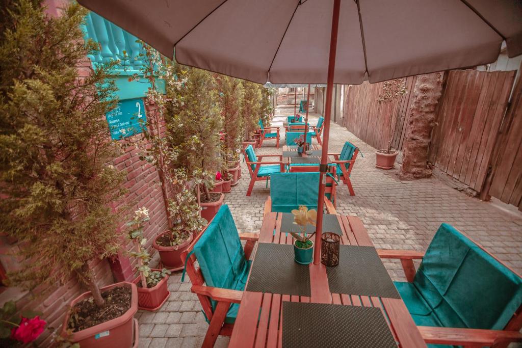 Posezení v ubytování MUSMORE Boutique Hotel