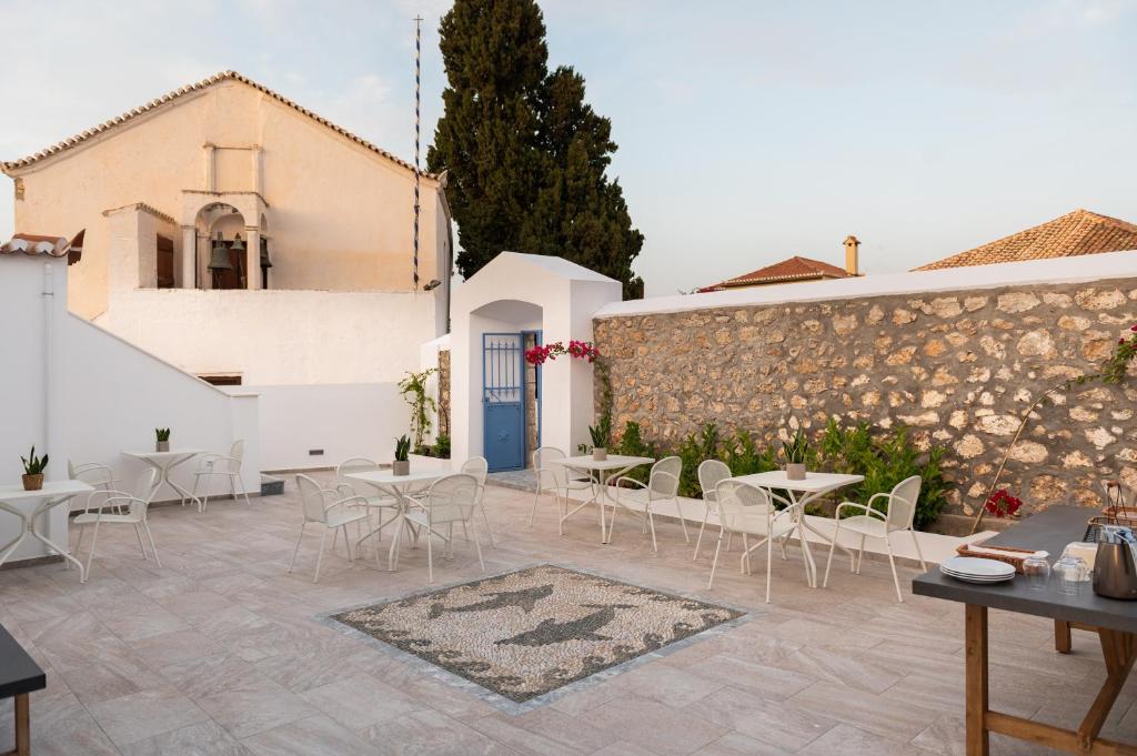 Terrasse ou espace extérieur de l'établissement Lumiére spetses