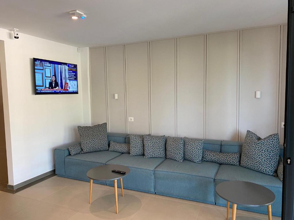 Posezení v ubytování Hotel Olive Ksamil