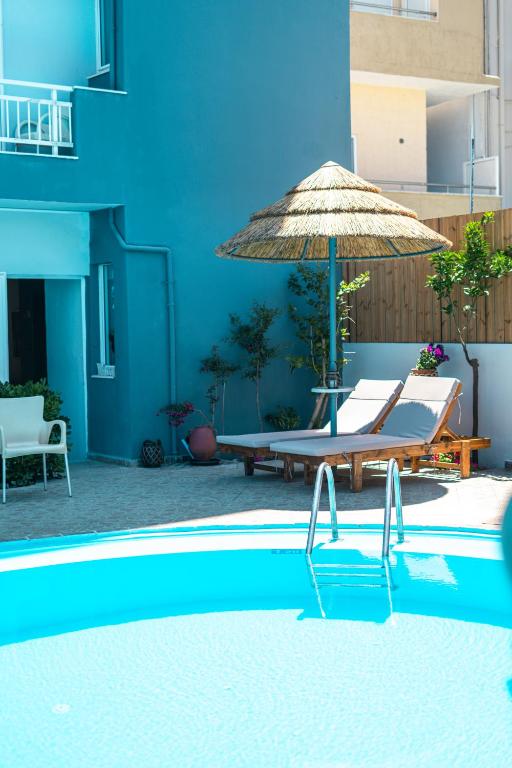Bazén v ubytování RODI BLUE apartments nebo v jeho okolí