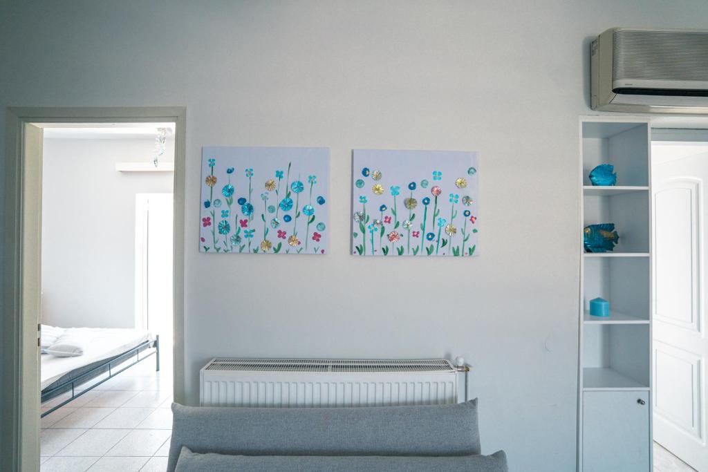 Posezení v ubytování RODI BLUE apartments
