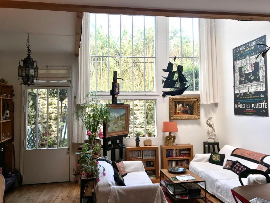 Fotografia z galérie ubytovania Artist House ; private courtyard, Paris center v Paríži