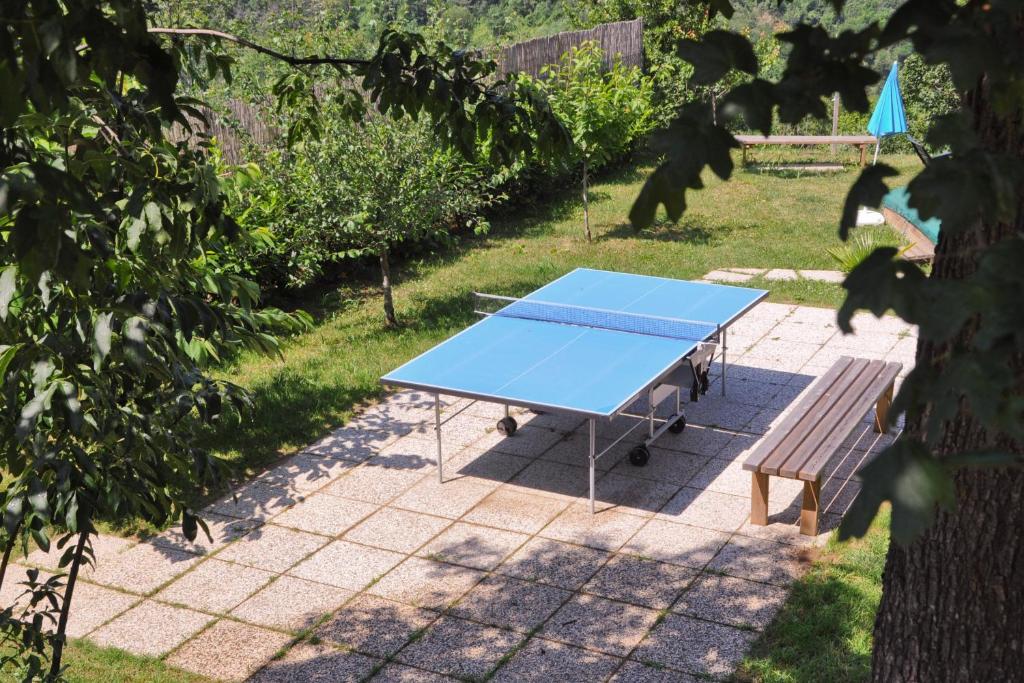 Stolní tenis v ubytování La Casa Trasparente - locazioni brevi nebo okolí